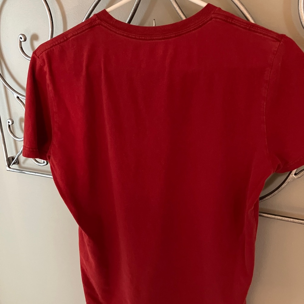 Small Men’s Red Distressed American Eagke NYS shirt. - Picture 2 of 7